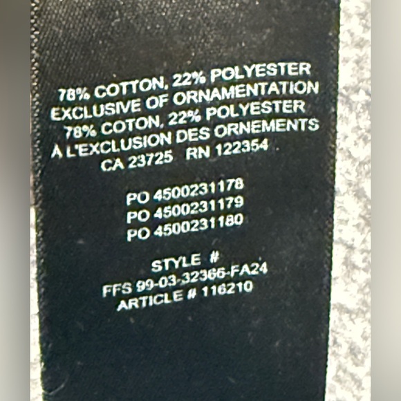 Aritzia Women's Sweatfleece Cozyfleece Gray Sweatshirt Jogger Set Sz Medium - Picture 11 of 14